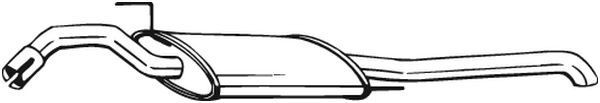 279461 Bosal Silenciador trasero
