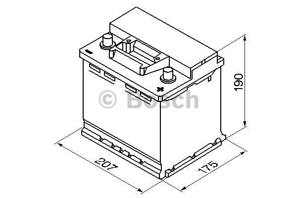 Batería 0092S30020 Bosch