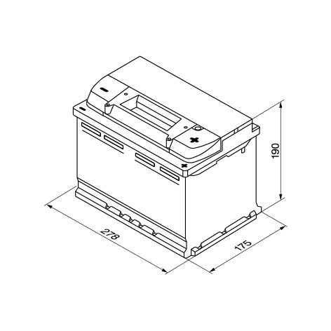Batería 0092S40080 Bosch