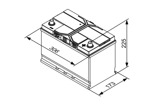 Batería 0092S4E420 Bosch