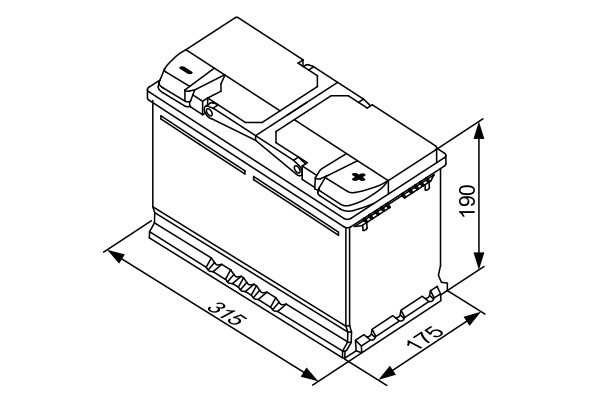 Batería 0092S50110 Bosch
