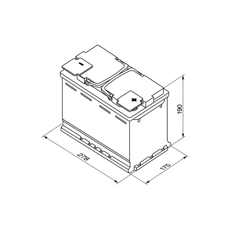 0092S5A080 Bosch Batería Start-Stop