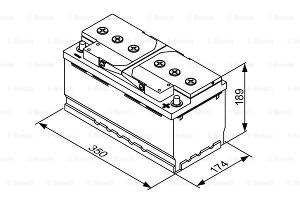 Batería 0092T30130 Bosch