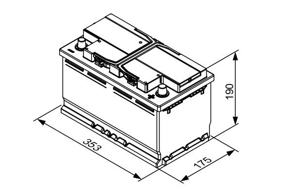 Batería 0092T30130 Bosch