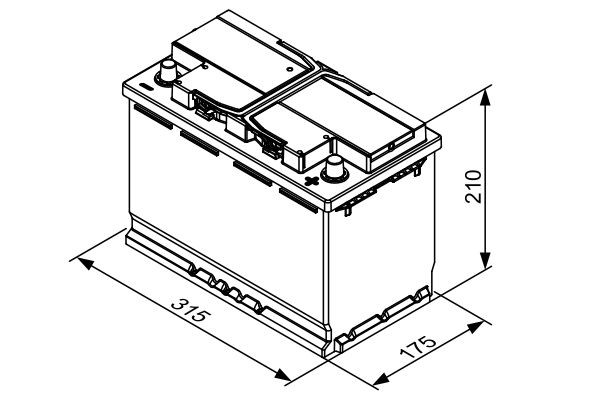 Comprar 0092T30320 Bosch Batería de coche