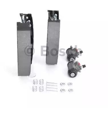 Kit de frenos de tambor, con cilindros, completo 0204114153 Bosch