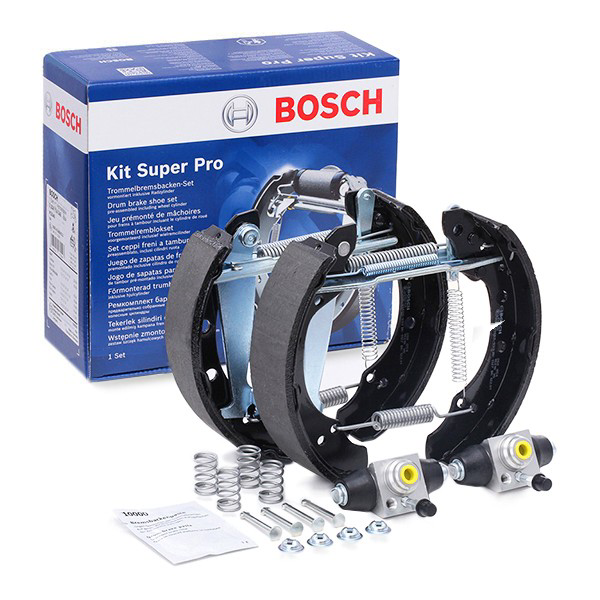 Kit de frenos de tambor, con cilindros, completo 0204114546 Bosch