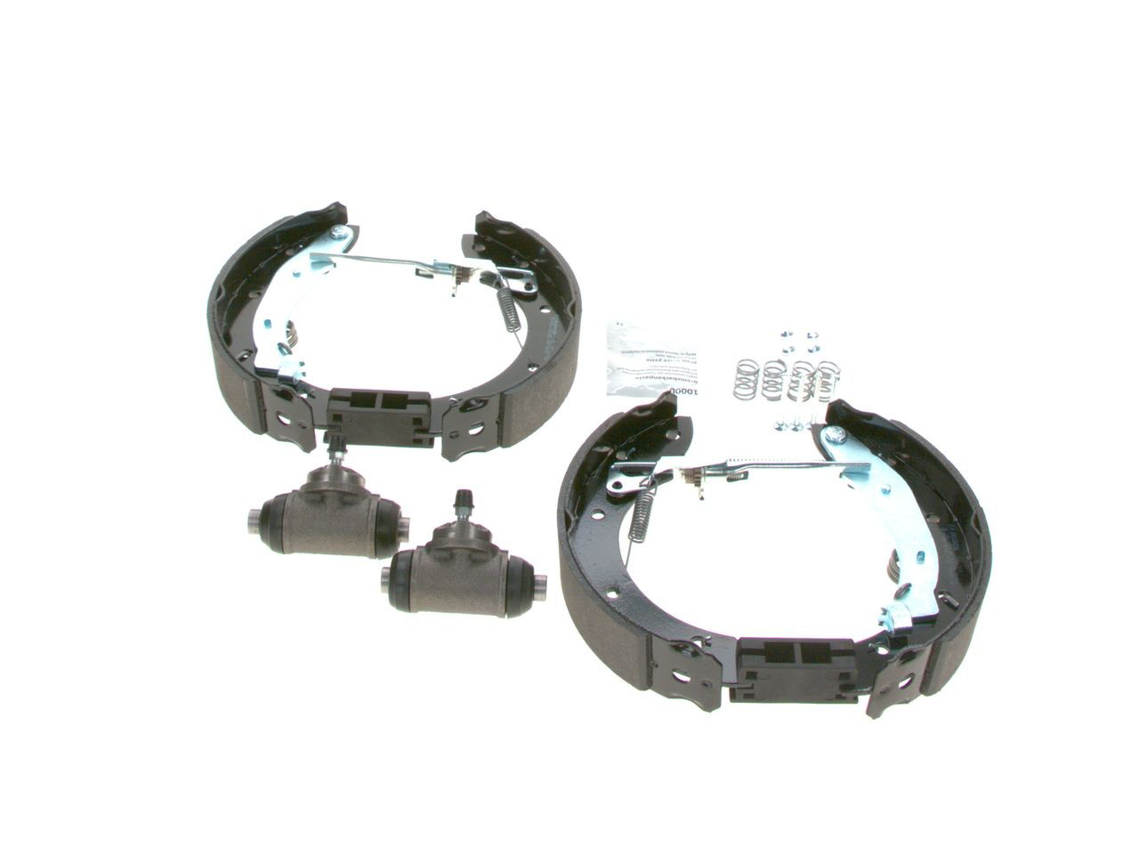 Kit de frenos de tambor, con cilindros, completo 0204114556 Bosch
