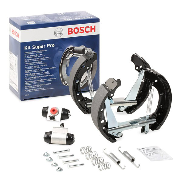 Kit de zapatas de frenos de tambor, con cilindros, completo Bosch 0204114579 precio, desde 122,52 EUR
