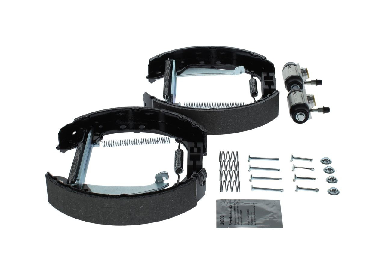 0204114634 Bosch Kit frenos, disco de tambor, con cilindros, completo 