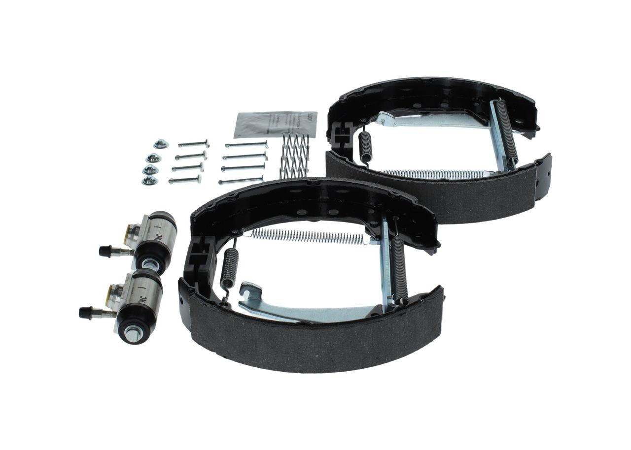 Kit de frenos de tambor, con cilindros, completo 0204114634 Bosch
