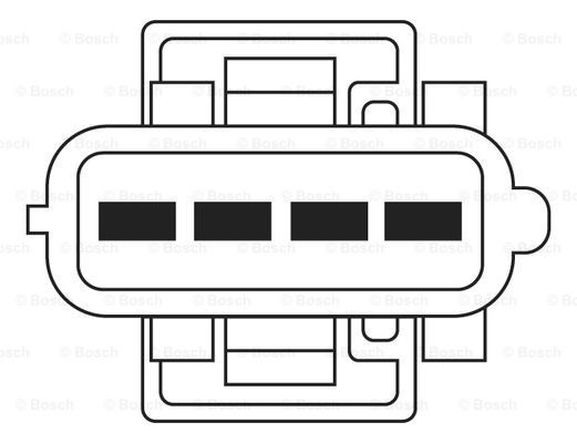 Sonda lambda, sensor de oxígeno antes del catalizador izquierdo Bosch 0258006027
