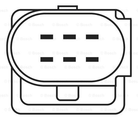 Sensor de oxígeno previo al catalizador 0258007353 Bosch