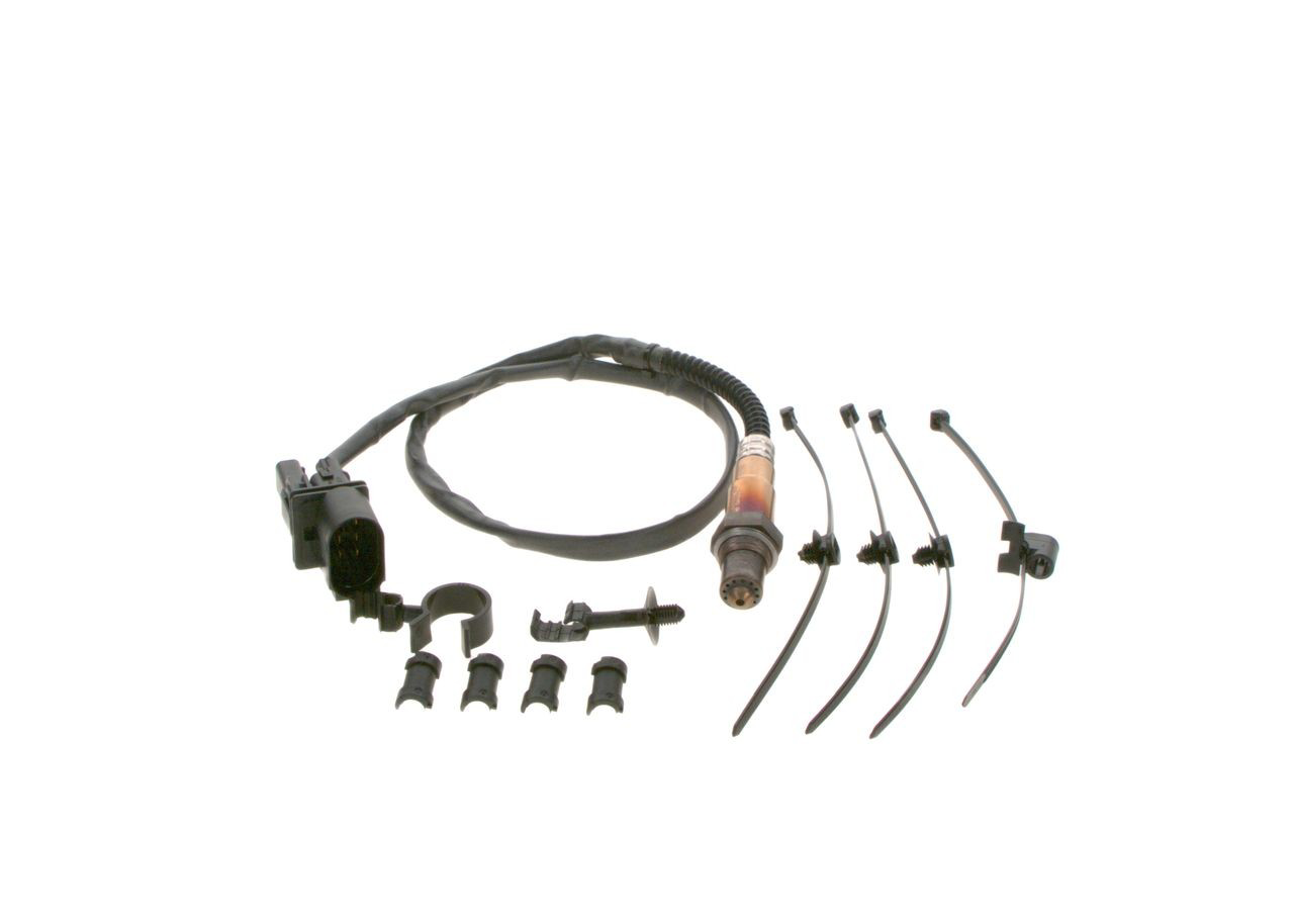 Sonda lambda, sensor de oxígeno antes del catalizador izquierdo 0258007357 Bosch