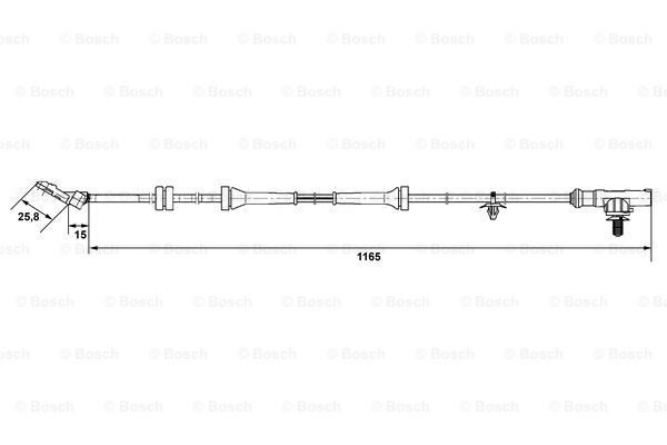 Comprar 0265007537 Bosch Sensor revoluciones de la rueda, delantero