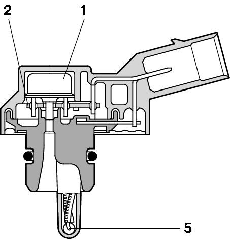 Sensor de presión de sobrealimentación Bosch 0281002316