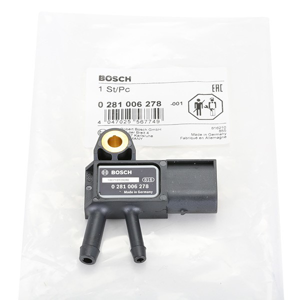 Sensor de presion gases de escape 0281006278 Bosch