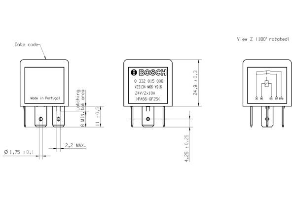 Piloto intermitente Bosch 0332015008 precio, desde 8,51 EUR
