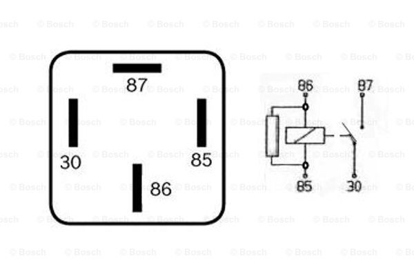 Relé de intermitentes 0332019456 Bosch