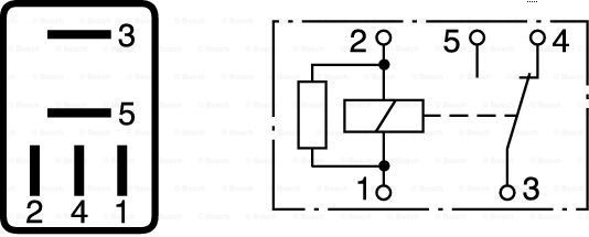 Relé eléctrico multifuncional 0332201107 Bosch