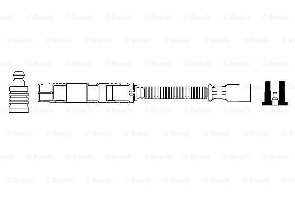 0356912954 Bosch Cables de alta tensión, juego