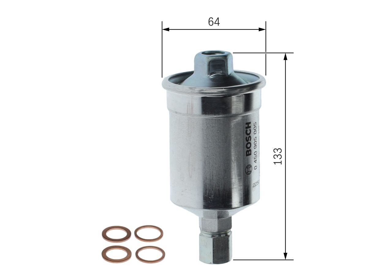 Filtro de combustible 0450905005 Bosch