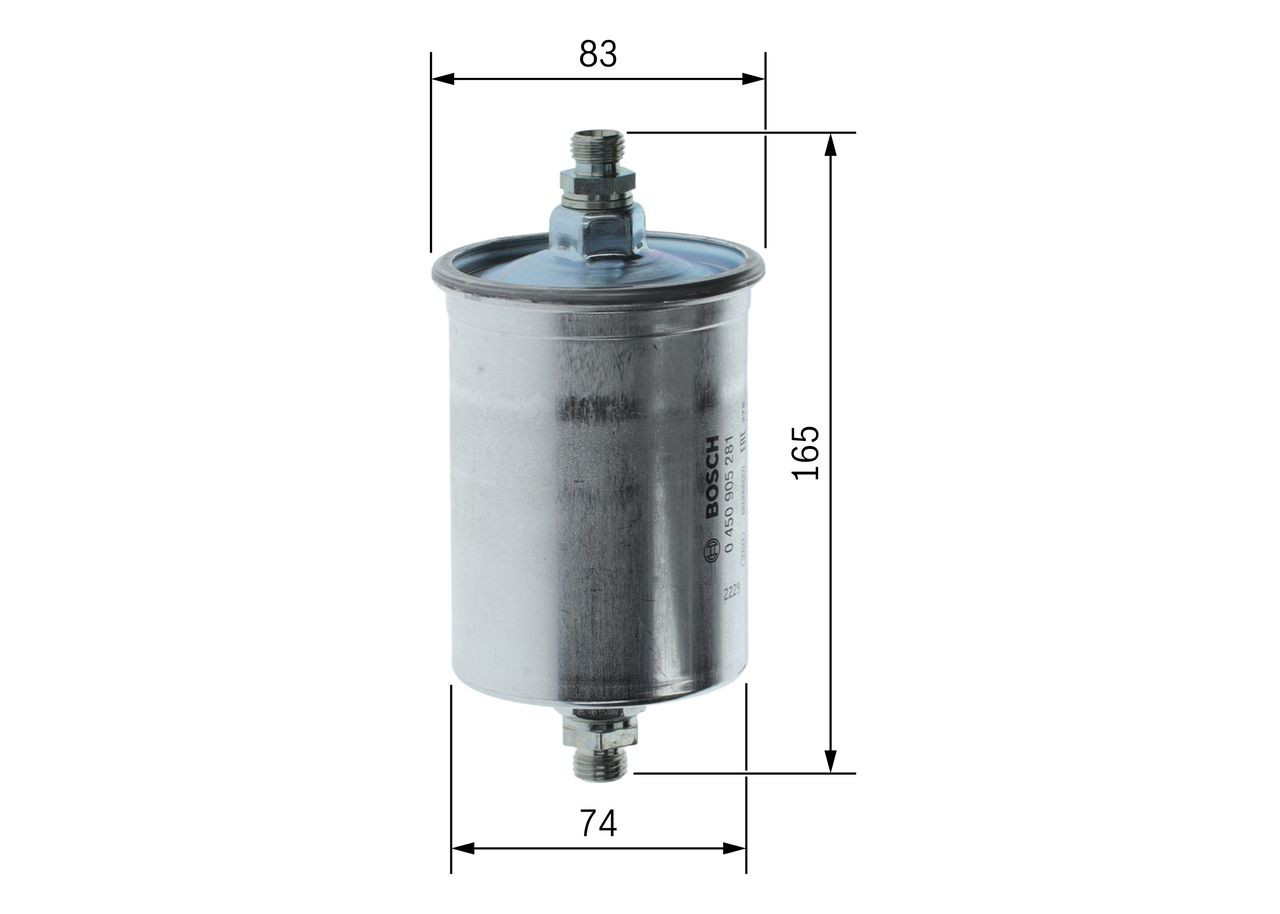 Filtro de combustible 0450905281 Bosch