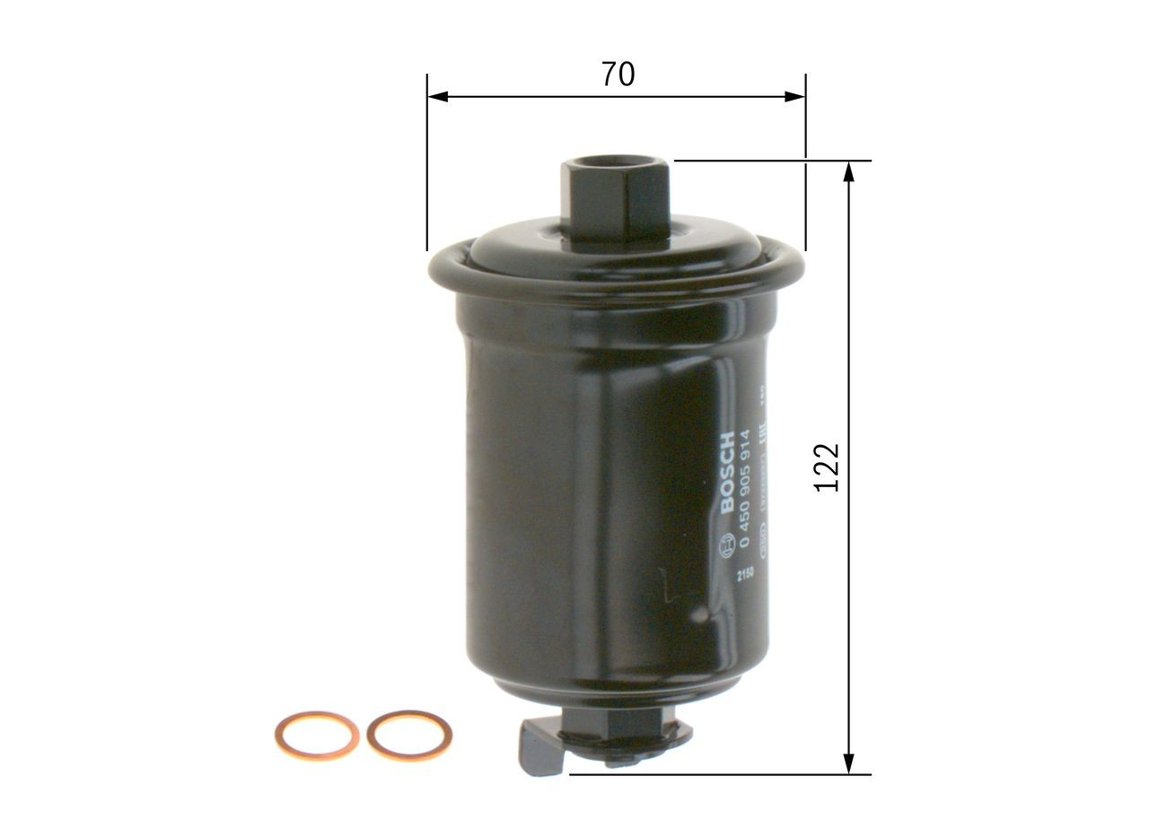 Filtro de combustible 0450905914 Bosch