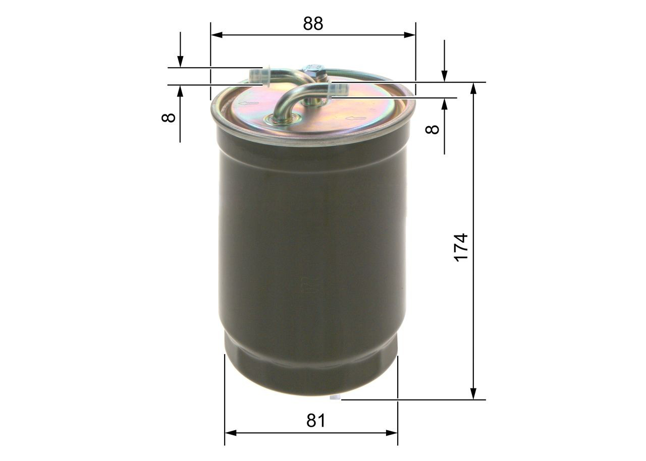 Filtro de combustible 0450906172 Bosch
