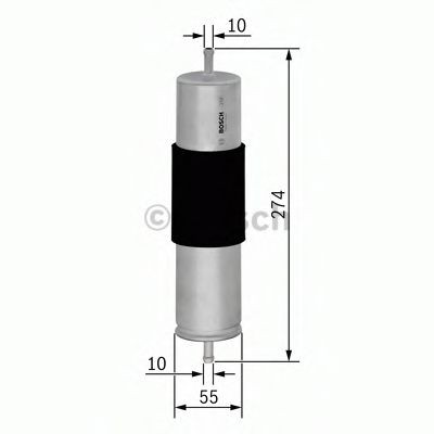 Filtro de combustible 0450906450 Bosch