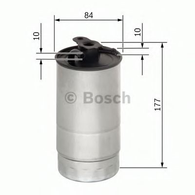 Filtro de combustible 0450906451 Bosch