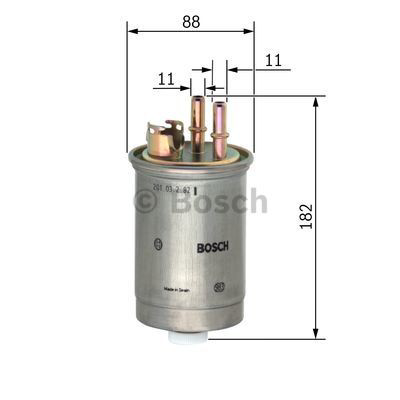 Filtro de combustible 0450906452 Bosch