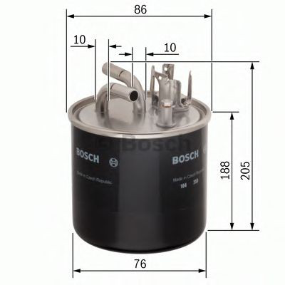 Filtro de gasoil Bosch 0450906459