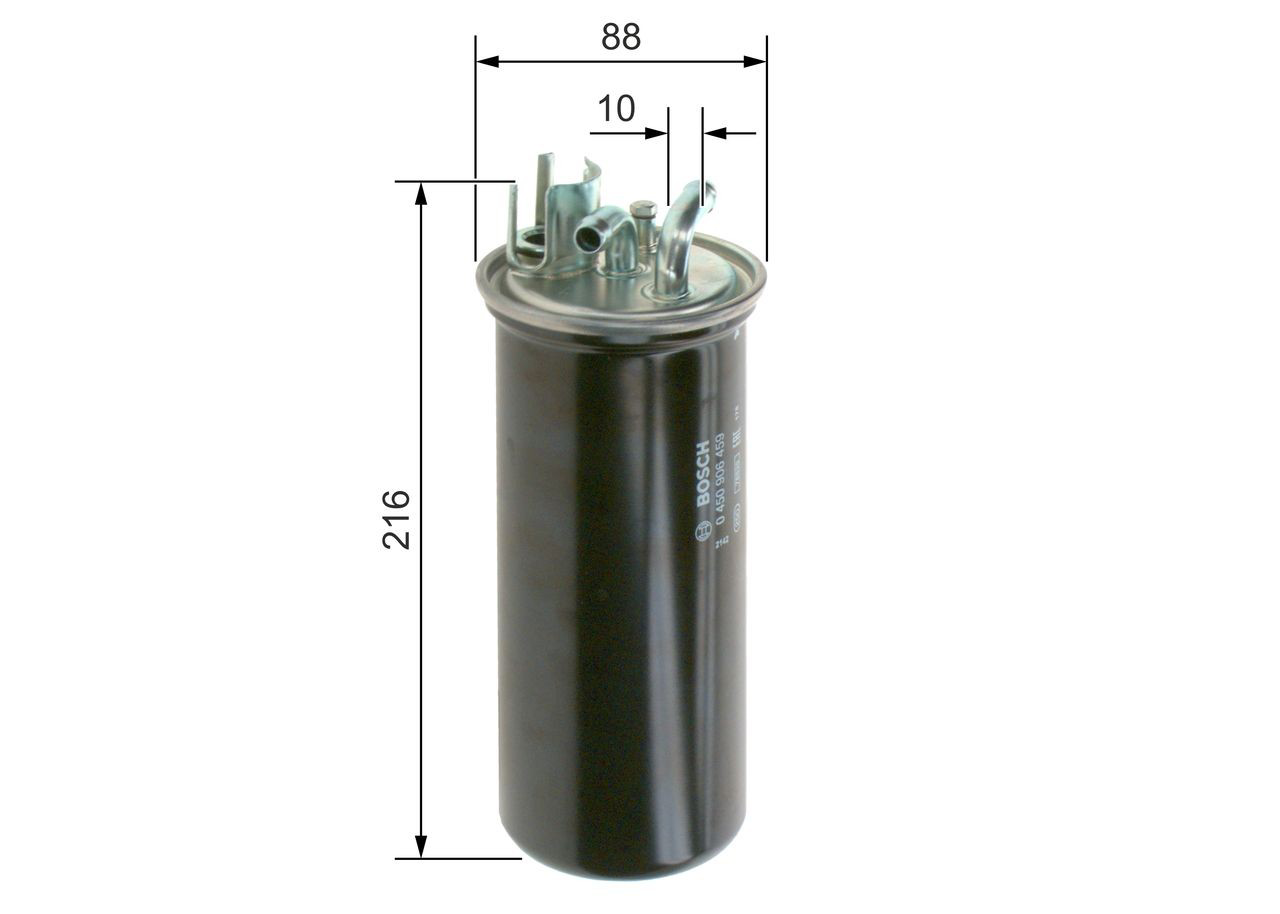 Filtro de combustible 0450906459 Bosch