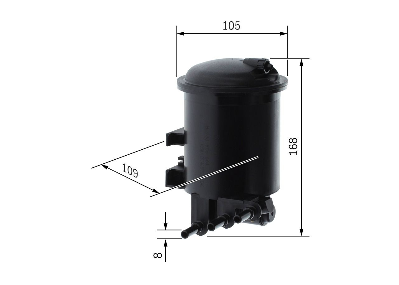 Filtro de combustible 0450906461 Bosch