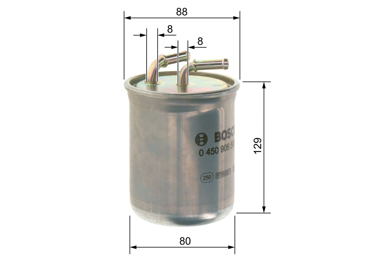 0450906500 Bosch Filtro de gasolina