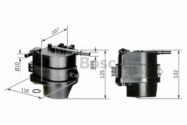 Filtro de gasoil Bosch 0450907007