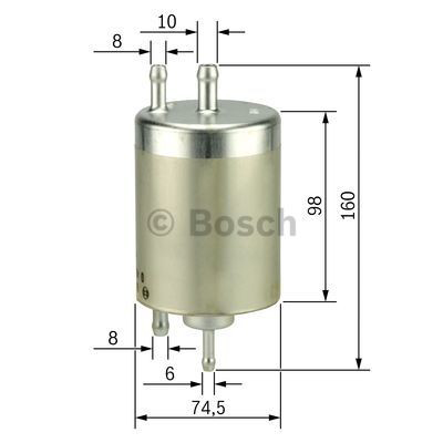 Filtro de combustible 0450915003 Bosch