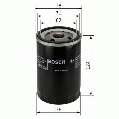 Filtro de aceite 0451103105 Bosch