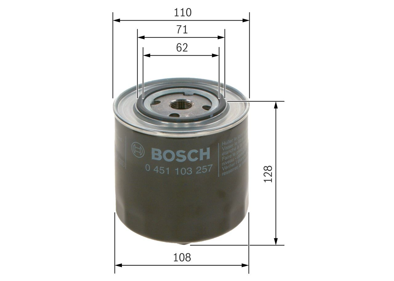 Filtro de aceite 00441567010 Deutz