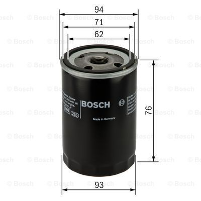 Filtro de aceite motor Bosch 0451103341