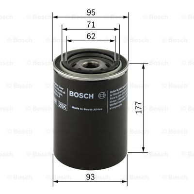 Filtro de aceite 0451203220 Bosch