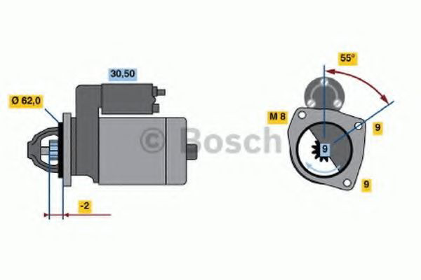 Burro de arranque  Bosch 0986013850 precio, desde 99,33 EUR