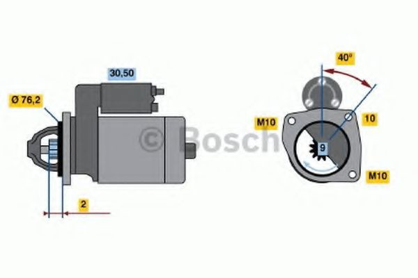Arrancador para Volvo S40 I (VS)