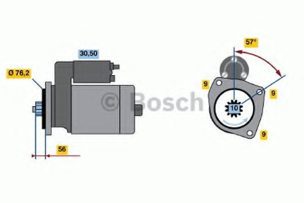 0986016990 Bosch Arranque motores