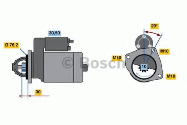 Burro de arranque  Bosch 0986017060 precio, desde 136,08 EUR