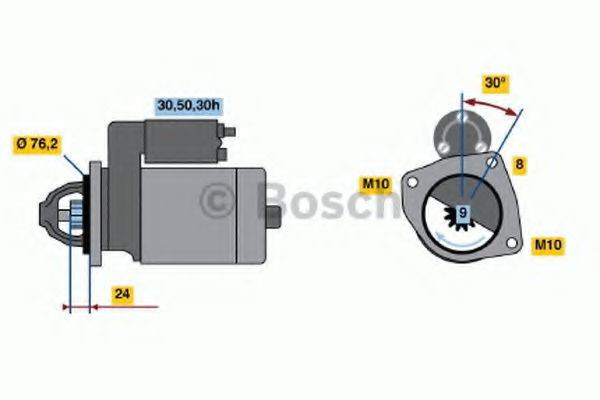 Burro de arranque  Bosch 0986017110 precio, desde 180,98 EUR