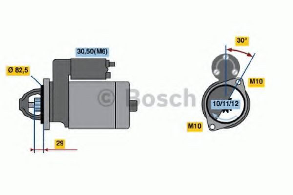 0986017260 Bosch Arranque motores