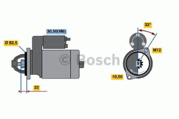 0986017920 Bosch Arranque motores