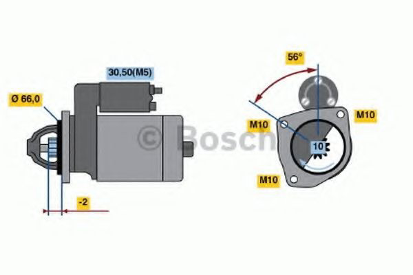 Burro de arranque  Bosch 0986018310 precio, desde 116,28 EUR